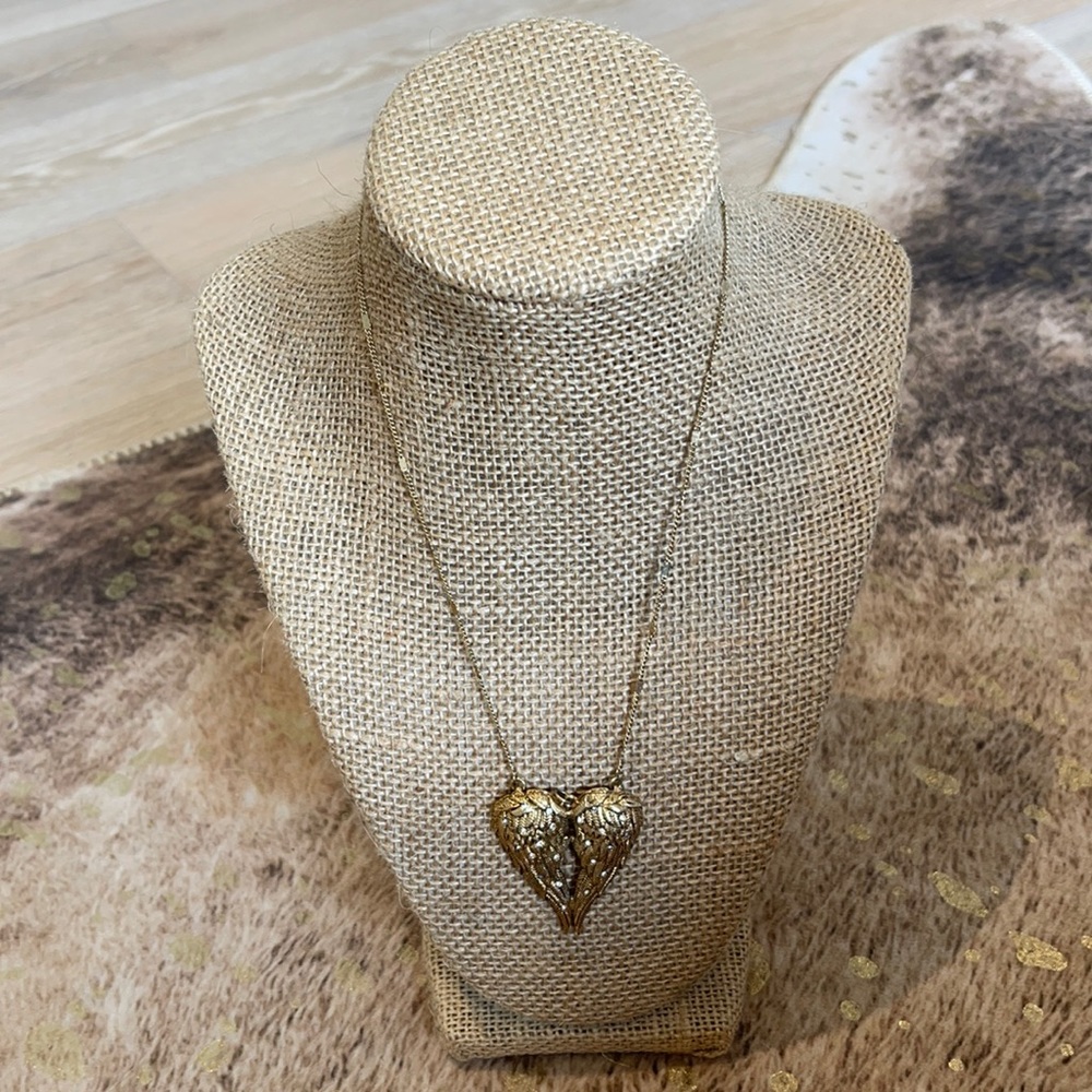 Betsey Johnson Gold Wings Necklace